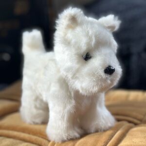 American Girl Coconut poseable dog. Used. 2014.